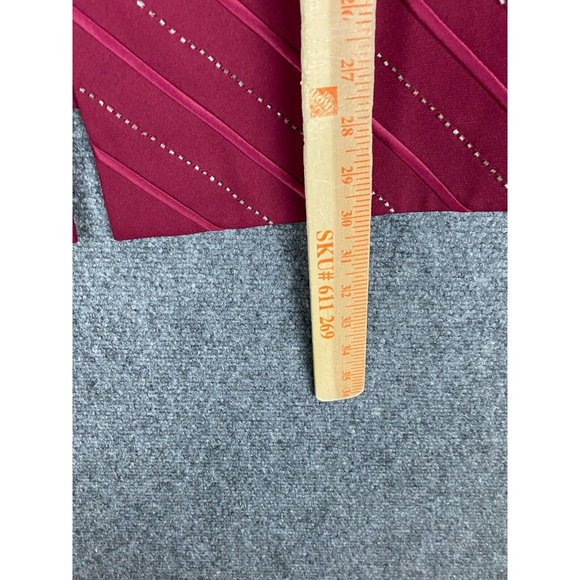 Candlelight & Champagne Blazer Women's 22W 100% Polyester Burgundy Adults - Picture 5 of 7